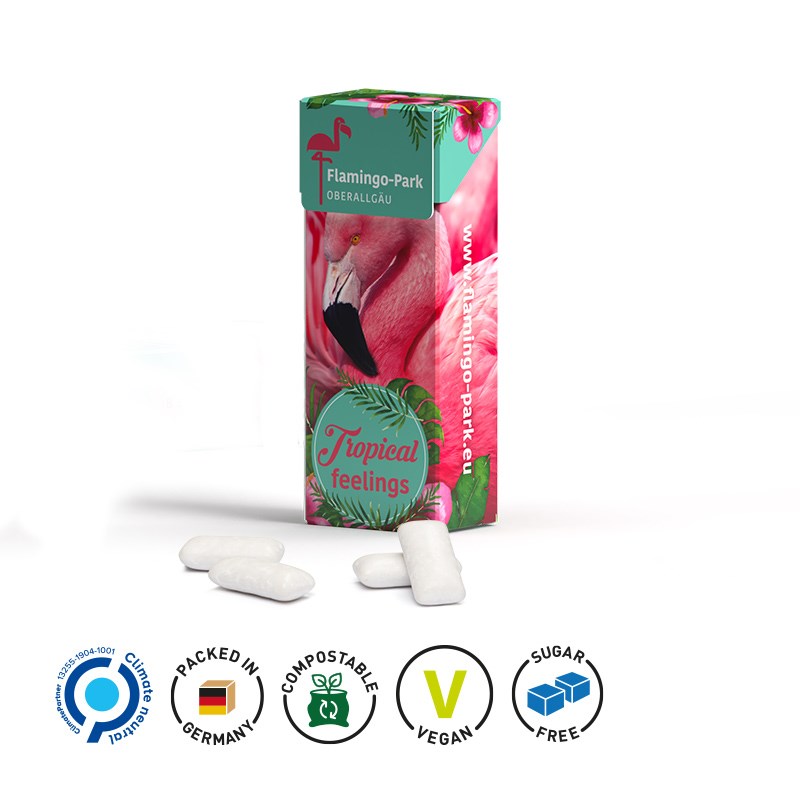 Slim Box,  Koro Menthol Kaugummi, zuckerfrei