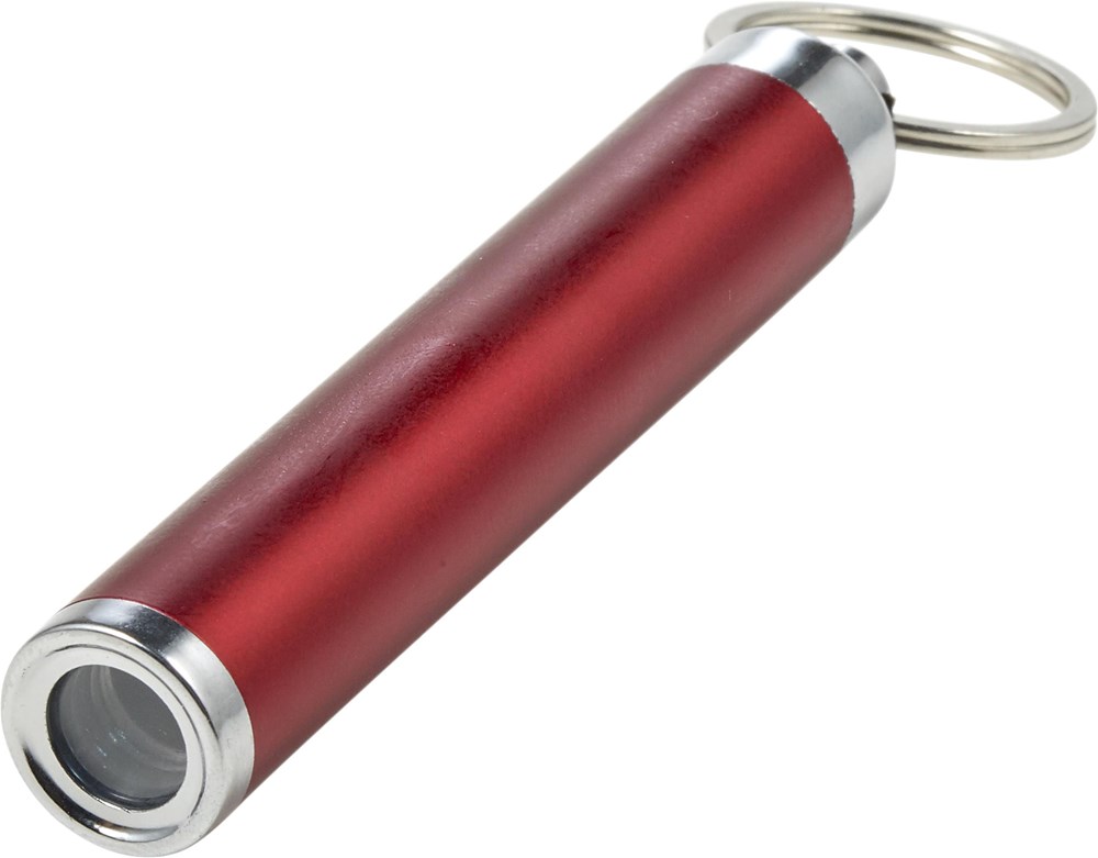 Portachiavi con mini torcia LED, in ABS Zola